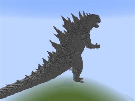 Godzilla Megabuild Comes Alive Minecraft Map