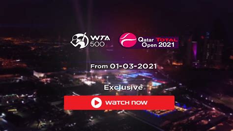Ha preso il via l'atp doha 2021, il torneo 250 che vedrà nei … Qatar Total Open 2021 Live Free Stream: How to Watch WTA ...