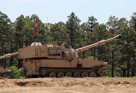 U S National Guard Brigade Receives New M A Paladin Howitzer