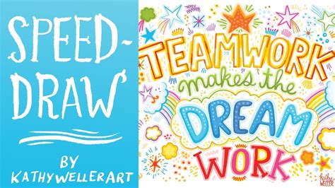 But keeping your team engaged can be challenging. Time Lapse Art Speed Draw Hand Lettering Illustration of ...
