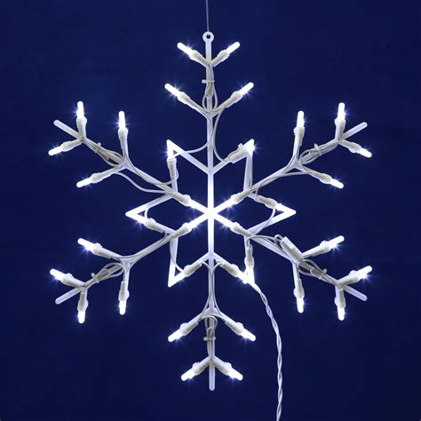 Vickerman 35 Light Led Snowflake Window Decor 16 16