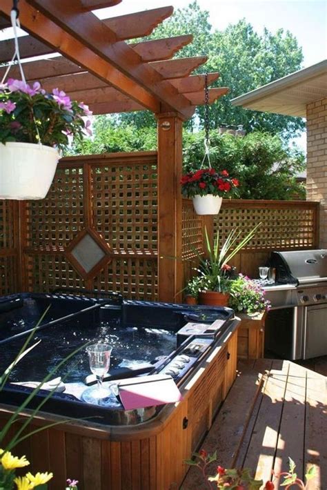 Mesmerizing Modern Hot Tub Ideas For Your Reference Decortrendy Hot Tub Backyard Backyard