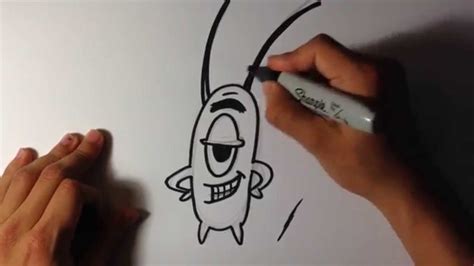 How To Draw Plankton From Spongebob Easy Things To Draw