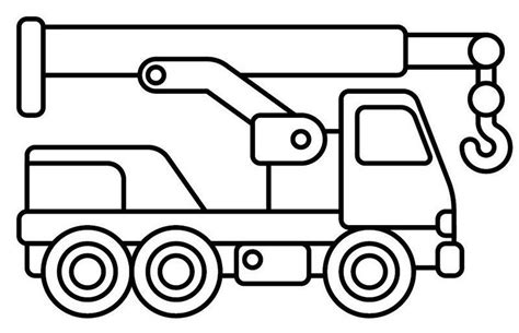 That's true!try to color crane truck to some extraordinary! Crane Truck Coloring Pages in Realistic and Cartoon ...