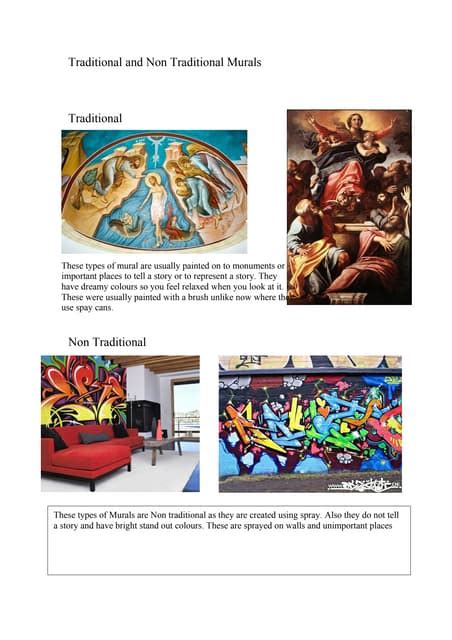 Traditional And Non Traditional Murals Pdf