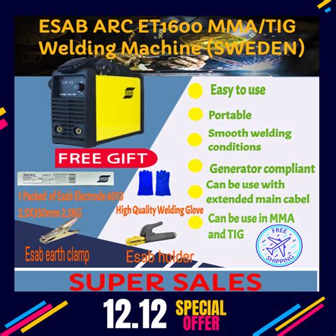 Buy Welding Machine Buddy Arc Et Mma Sweden By Esab Eromman