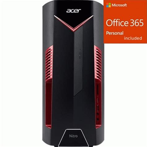 Acer Nitro N50 100 Gaming Desktop Computer Ryzen 5 2500x Office