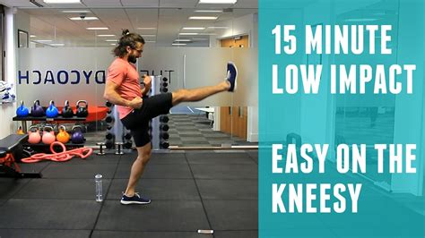 Low Impact Home Hiit Workout Easy On The Knees The Body Coach Youtube