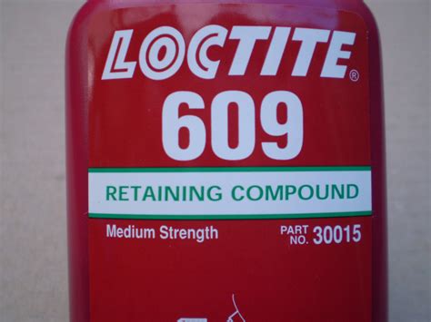 Loctite 609 Shaft Fit Medium To High Strength Retaining Compound 50ml