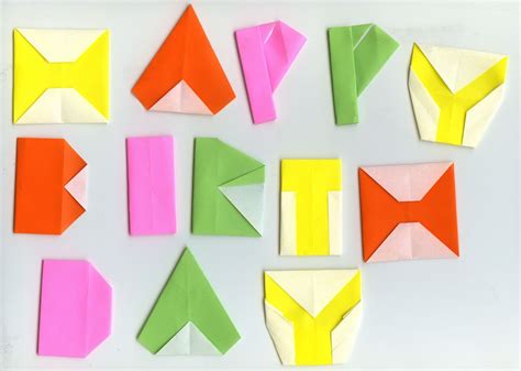 Happy Birthday Origami Me Origami Birthday 3rd Party Insurance