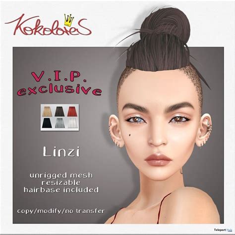 Linzi Hair Exclusive Pack March 2019 Group T By Kokolores Teleport