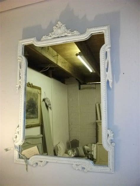 Cream Painted Mirror £4400 66cm X 45cm Mirror Painting Painting