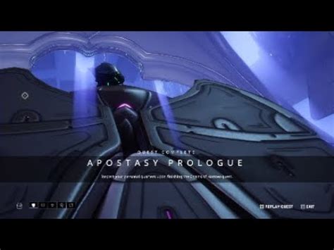 How do you start apostasy prologue? Warframe: Apostasy Prologue - YouTube