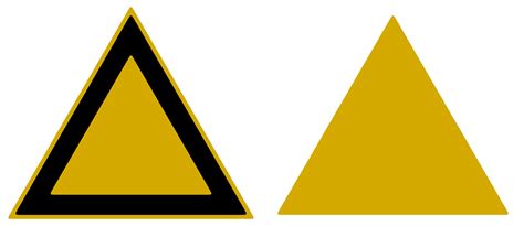 Triangle Sign Model Yellow Stock By Wuestenbrand On Deviantart