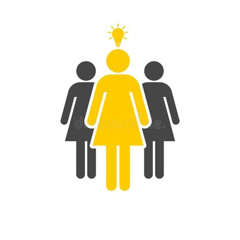 Group Of Three Women Icon Stock Vector Illustration Of Diversity