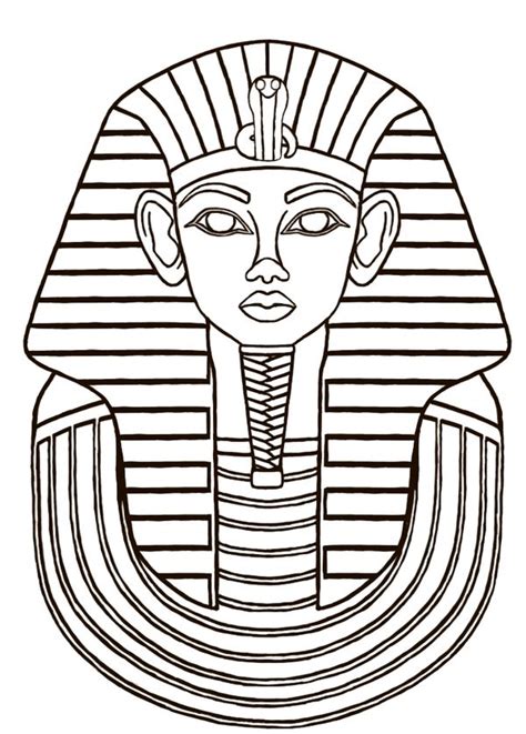 Egyptian Sarcophagus Designs Then I Did A Line Drawing And Started