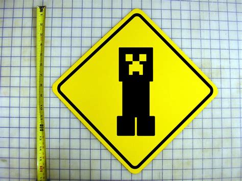 Minecraft Creeper Crossing Sign 1499 Via Etsy Silent Hill Road