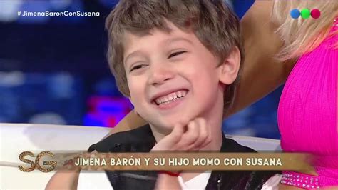 ¡jimena Barón Su Hijo Momo Y Susana Susana Giménez 2019 Youtube