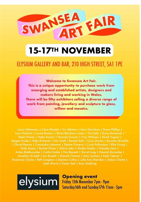 Swansea Art Fair Art Fair At Elysium Gallery Bar Venue In Swansea