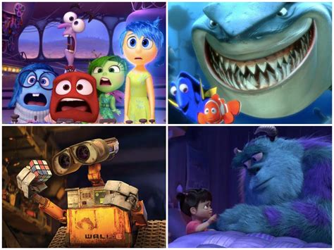 Disney Pixar Characters Collage