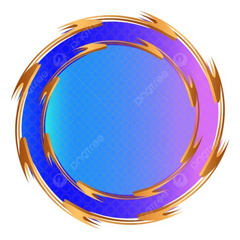 Golden Circle Frame Border Golden Gold Circle Png And Vector With