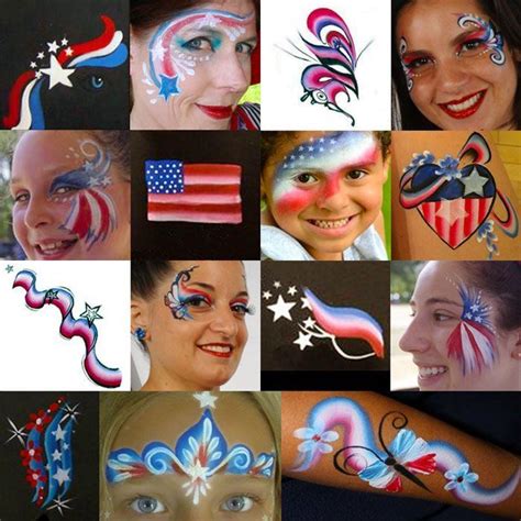 Patriotic Face Paint Designs Face Painting Designs Face Painting