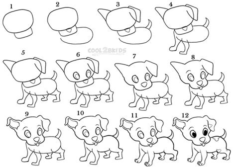 Joints are often overlooked but they do contribute to the pose of 2. How To Draw a Puppy (Step by Step Pictures) | Cool2bKids