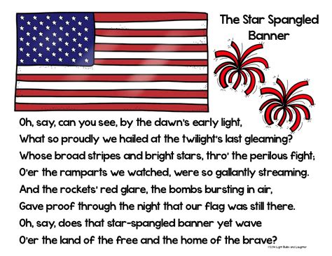 Words To Star Spangled Banner Printable Printable Word Searches