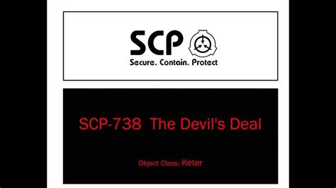 Oversimplified Scp Chapter 103 Scp 738 The Devils Deal Youtube
