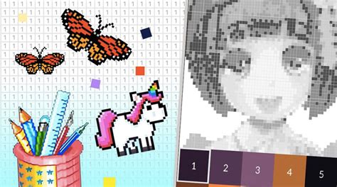 Pixel Art Color By Number Online A New Way To Paint By Number