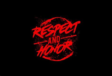 Respect And Honor Vector T Shirt Design Buy T Shirt Designs
