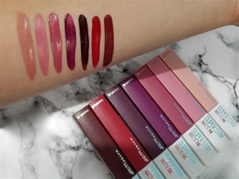 Beauty Addict On A Mission Maybelline Super Stay Matte Ink Liquid Lipstick Review And Swatches