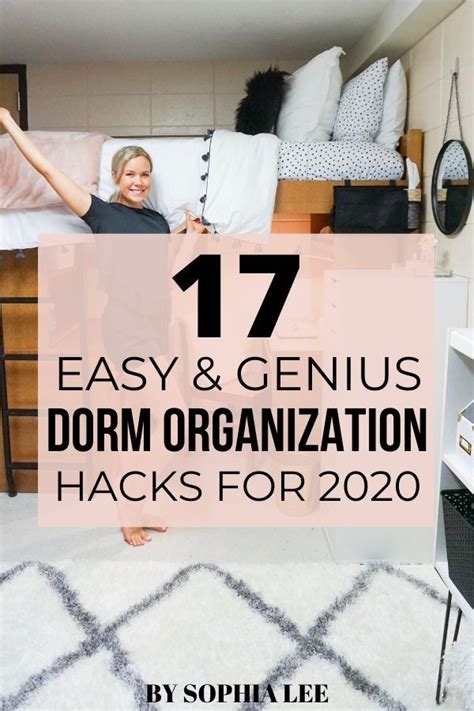 17 Dorm Organization Hacks That Will Make Your College Life So Much Easier Artofit