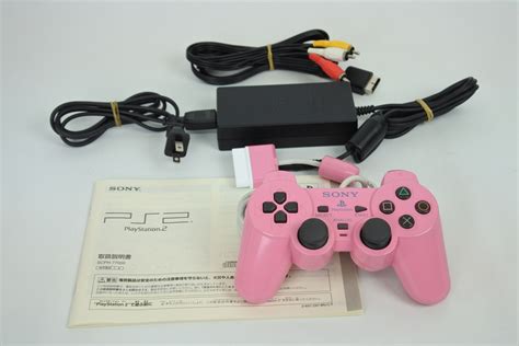 Ps2 Playstation 2 Slim Pink Console System Boxed 2388549 Scph 77000