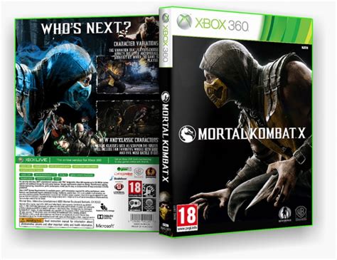 Mortal Kombat X Xbox 360 Box Art Cover By Wellyson