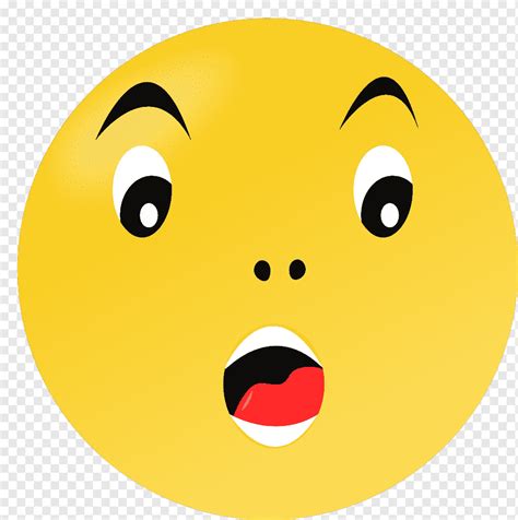 Emoji Wajah Smiley Emosi Kuning Emotikon Ekspresi Terkejut