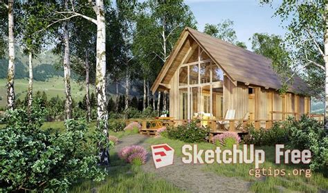 1600 Exterior Wood House Sketchup Model By San Sang Free Download