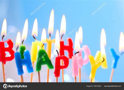 Barevné narozeninové svíčky — Stock Fotografie © strelok ...