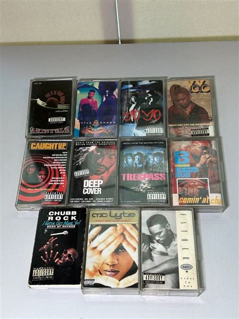 90s Hip Hoprap Cassette Tape Album Lot Rare And Htf Yo Yo Akinyele Chubb Rock Ebay