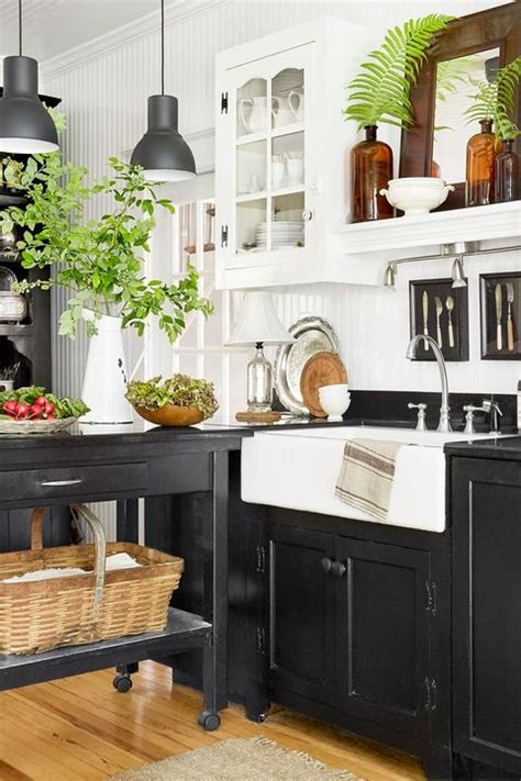 Install them in any style you like to create an elegant. 11 Black Kitchen Cabinet Ideas for 2020 - Black Kitchen ...