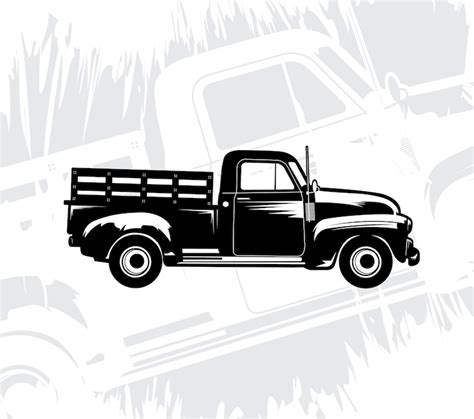 Vintage Truck Svg File Farm Truck Svg Pickup Truck Svg Etsy