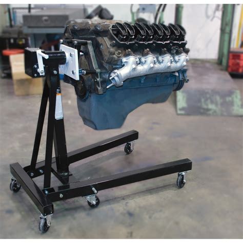 Omega Automotive Geared Rotating Engine Stand — 1250 Lb Capacity