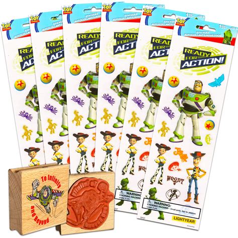 Buy Disney Pixar Toy Story Stickers Party Supply Bundle 6 Pack Toy