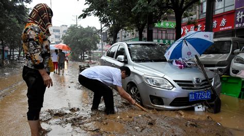 China Dams Swell To Warning Levels And More Rain Forecast After 25 Die In Horror Flooding