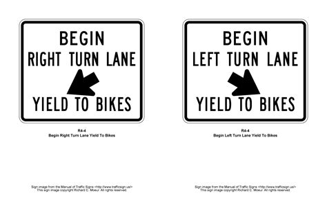No parking bike lane sign free vector. Manual of Traffic Signs - R4 Series Signs