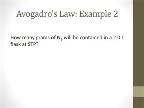 Ppt Avogadros Law Powerpoint Presentation Free Download Id1534423