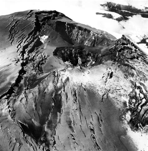 Mount St Helens Summit After Several Small Explosive Eruptions Opened