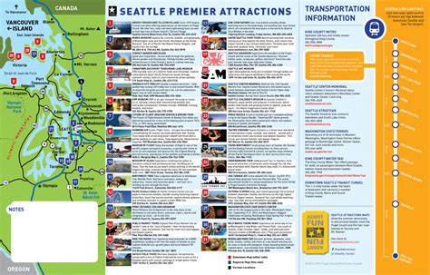 Seattle Map Usa Map Guide 2016 With Seattle Tourist Map Printable