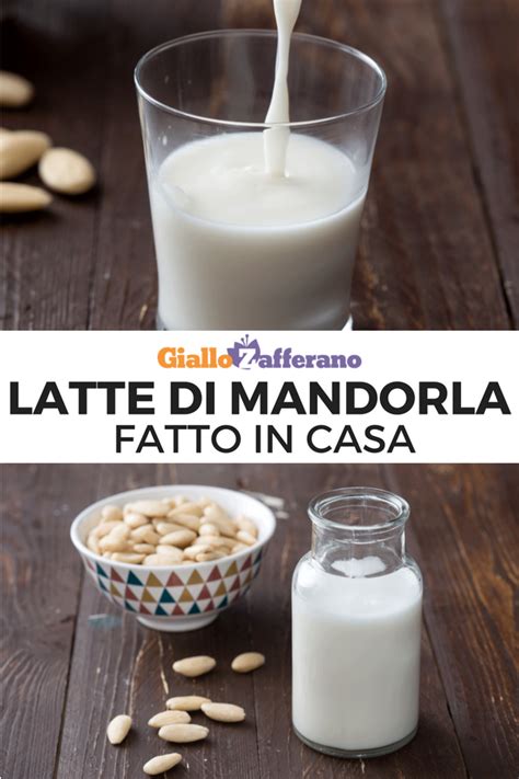 Qualche latte industriale può contenere un additivo discutibile, chiamato carragenina. Latte di mandorla | Ricetta | Latte di mandorle, Latte di ...