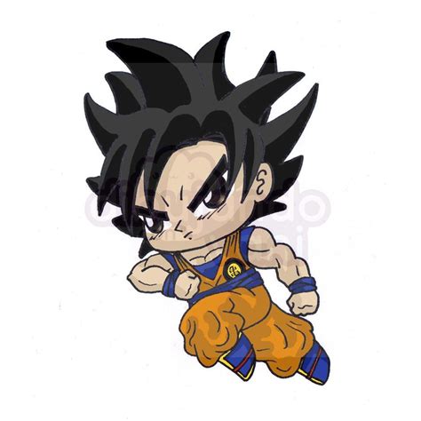 Goku Chibi Kawaii Dibujando Con Vani